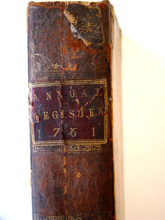 THE ANNUAL REGISTER for the Year 1761